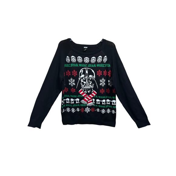 Star Wars Darth Vader Sweater Ugly Christmas Pullover Women’s Size XL - Picture 1 of 4